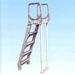 Grey Swing up Ladder shown without outer step